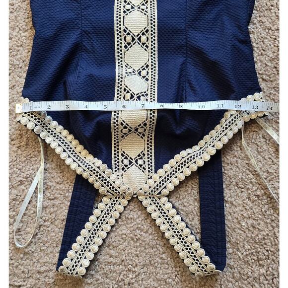 Lilly Pulitzer Vena Stretch Shift Dress True Navy - Picture 10 of 13